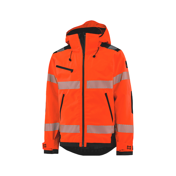 Shelljacke Performance Warnschutzklasse 3 - WARN REGENJCK PERFORMANCE ORANGE 3XL
