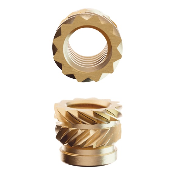 Original CNC Kitchen thread insert - THRINRT-SHORT-M2.5X4MM (100 PCS)