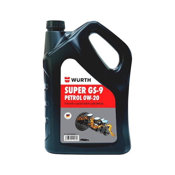 น้ำมันเครื่อง 0W-20 ซุปเปอร์ GS-9 สังเคราะห์