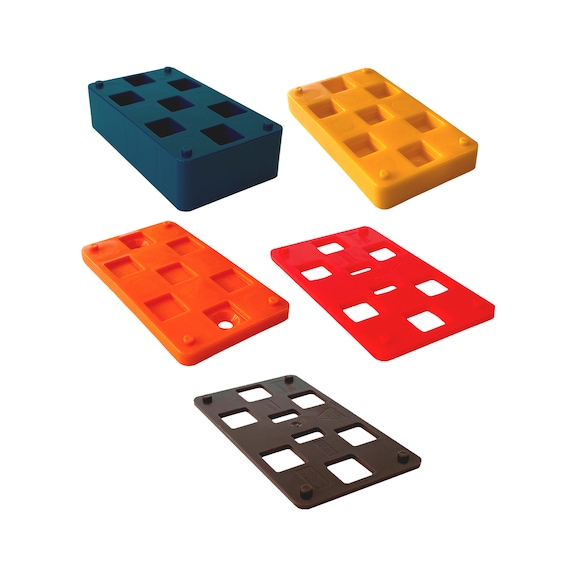 Pakke med K-klodser, 2T Knudsen Kilen - K-KLODS 45, SÆT 1550 STK