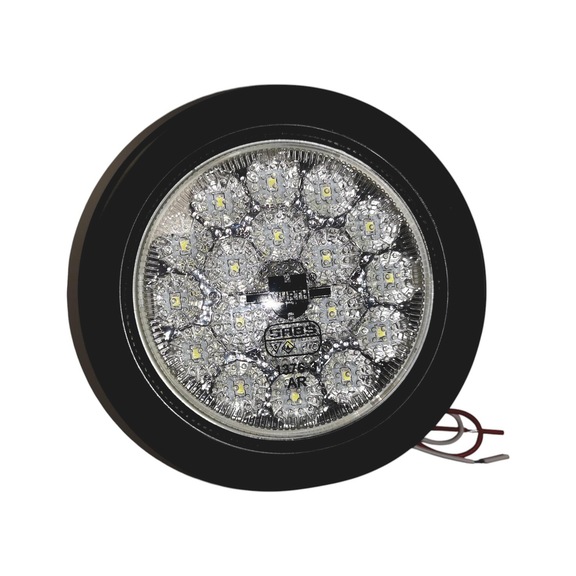 Stop/turn/tail light LED round rubber seal - LAMP-TAIL LED CLEAR (12/24V)
