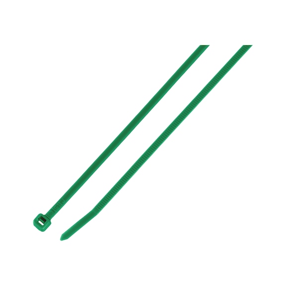 Кабельная стяжка нейлоновая KBL 1, зелёная, 4,8x280 mm