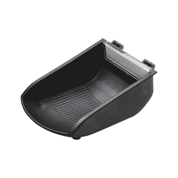 Recess handle set - SHELLHNDL-PLA-SET-BLCK-NUT8-ESD-130X105