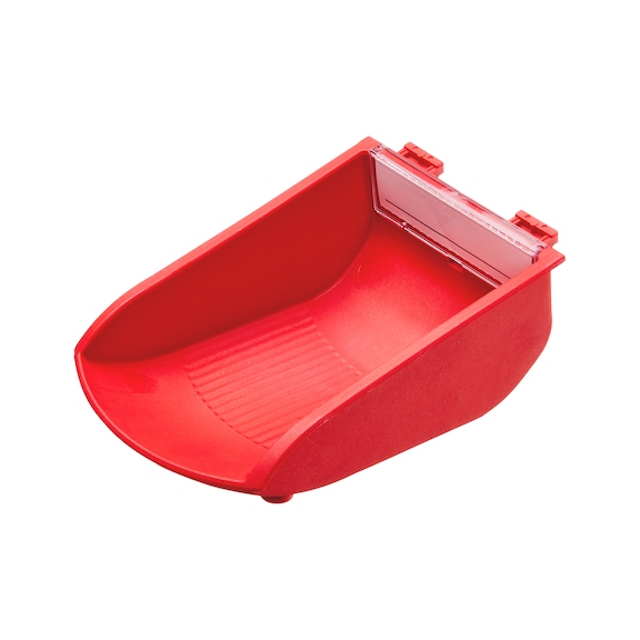 Recess handle set - SHELLHNDL-PLA-SET-RED-NUT8-130X105X50MM