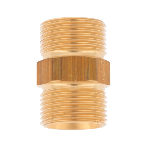 Mamelon double mâle/mâle haute pression