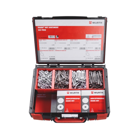 SHARK DRY anchor set 352 pcs - ANC-SET-SHARK-DRY-352PCS