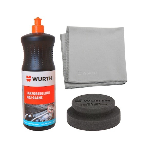 Lakforseglingssæt, højglans - LAKPLEJE 5 DELE