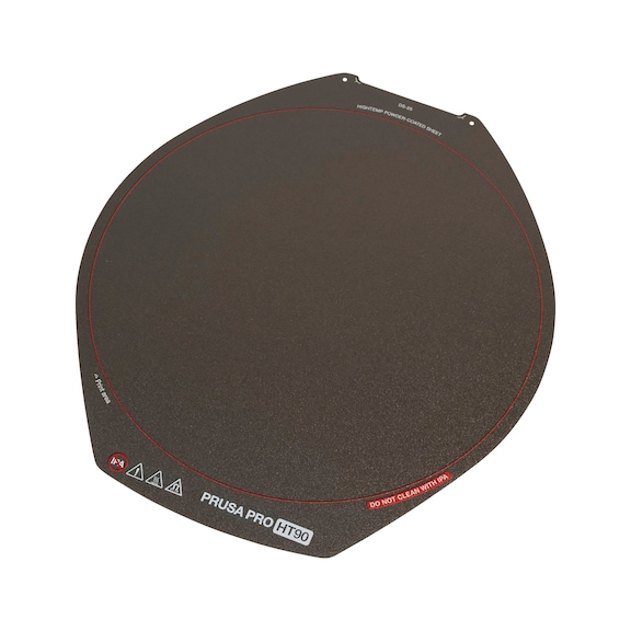 High-temperature, powder-coated sheet steel print sheet for Prusa HT90 series - SP-PRINT-SHEET-HT90-HIGHTEMP-POWDER-COAT