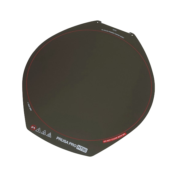 PA nylon powder-coated sheet steel print sheet for Prusa HT90 series - SP-PRINT-SHEET-HT90-PA-NYLON-POWDER-COA