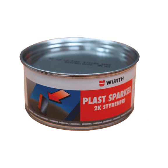 Sparkel plast syrenfri 2k, - 2K STYRENFRI PLAST SPARKEL 1 LITER