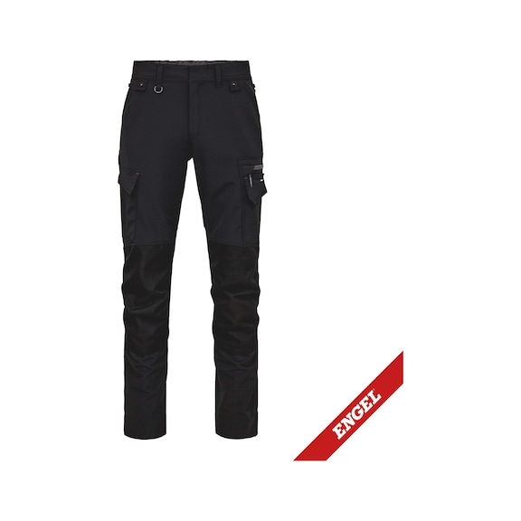 Arbejdsbukser 4-vejsstretch, Engel Entire - ENTIRE BUKS 4-VEJS SORT STR. 92