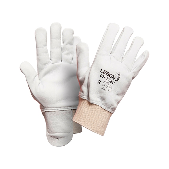 Protective glove leather Lebon CH/27/BC