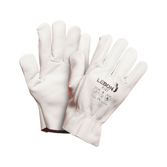Leather protective glove Lebon F/27