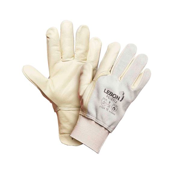 Leather protective glove Lebon FC/27/J