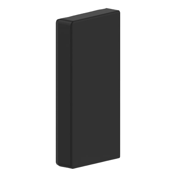Endst&uuml;ck f&uuml;r Br&uuml;stungskanal BR 80 - ENDSTK-F.BRK-BR80-SCHW-62X130MM