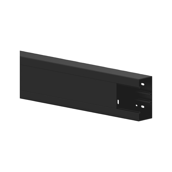 Br&uuml;stungskanal BR 80 - BRK-R9005-SCHW-62X110MM