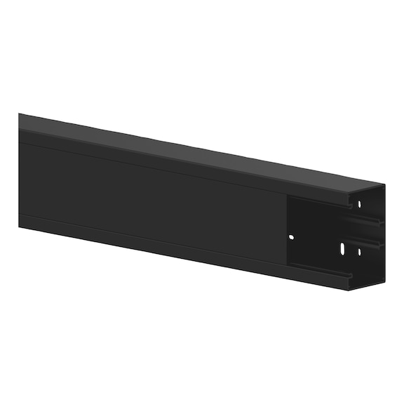 Br&uuml;stungskanal BR 80 - BRK-R9005-SCHW-62X130MM