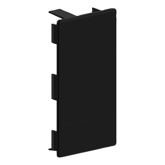 Endst&uuml;ck f&uuml;r Fensterbankkanal FB - ENDSTK-(F.FBK-60X110MM)-SCHW