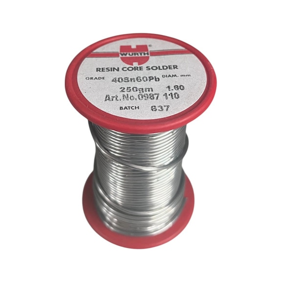 Electronic solder - SOLDER RESIN 1.60MMX250GR (40T2)