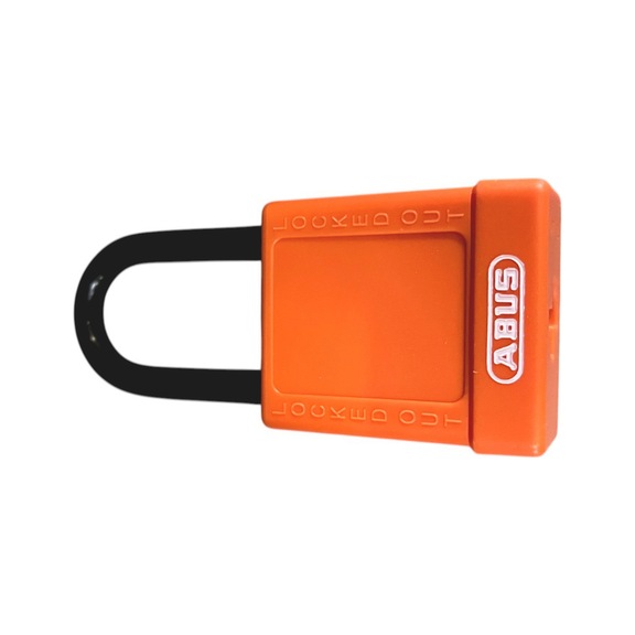 Lockout padlock ABUS alu/plastic cover - PADLOCK 74/40 NON-COND (630K-WAY) ORANGE
