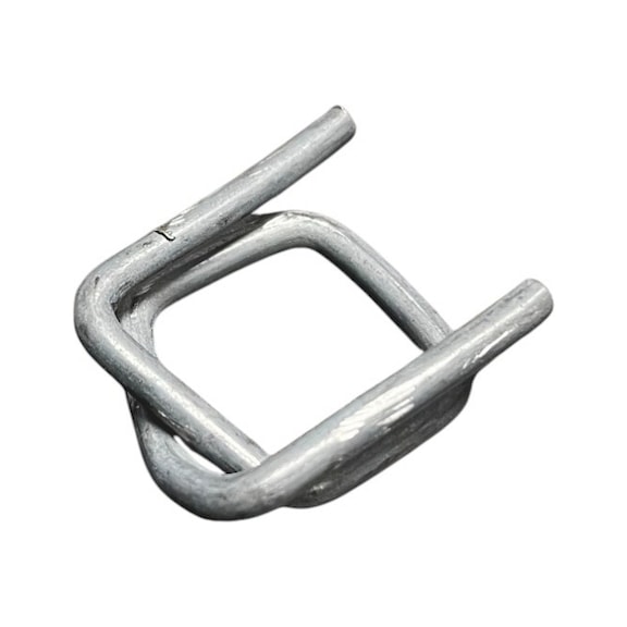 Strapping clip knurled - BAKLE-(KNURLED PHOSPHATE BUCKLE)-19MM
