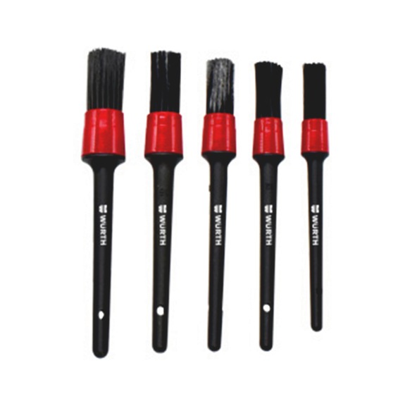 Surtido de brochas de detalle, 5 pzs. - SET CEPILLOS CAR DETAILING, 5 PIEZAS