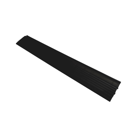 Modular Workshop Flooring - Tiles & Edging - FLRMAT-EDGING-BLACK-F