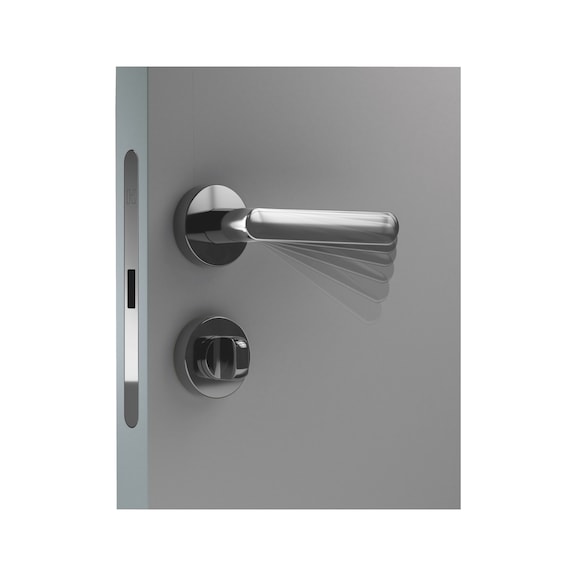 Serratura magnetica SPINOFF FORO QUADRO WC - 1