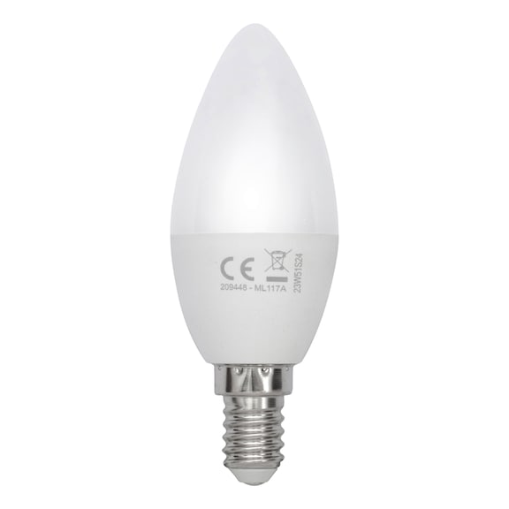 Lampadina a LED Forma a candela E14, non dimmerabile - 1