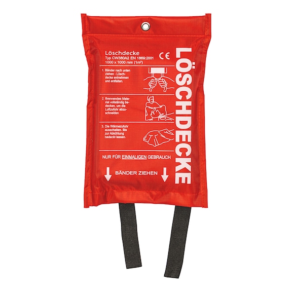 Yangın söndürme battaniyesi - FIREBLANK-WHITE-L100CM-W100CM