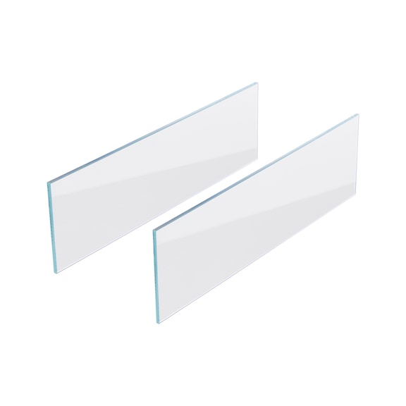 Glas-Einschubelement f&uuml;r Vionaro V8 Crystal - GLAS-SEITE-WEISS-V8-CRYSTAL-NL400