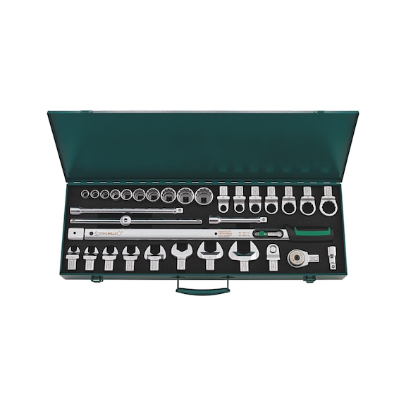 Torque wrench set Stahlwille 730R/40/32 32 pcs - TRQWRNC-SET-STAHLWILLE-96502053-32PCS