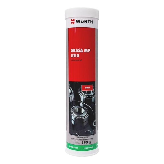 RED MP LITHIUM GREASE FOR GENERAL USE - GRSE-LITHIUM-NLGI2-RED-390G