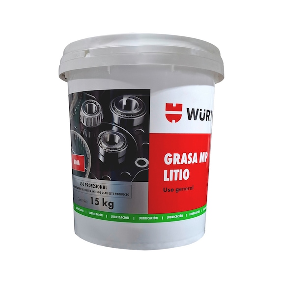 RED MP LITHIUM GREASE FOR GENERAL USE - GRSE-LITHIUM-MP-RED-15KG