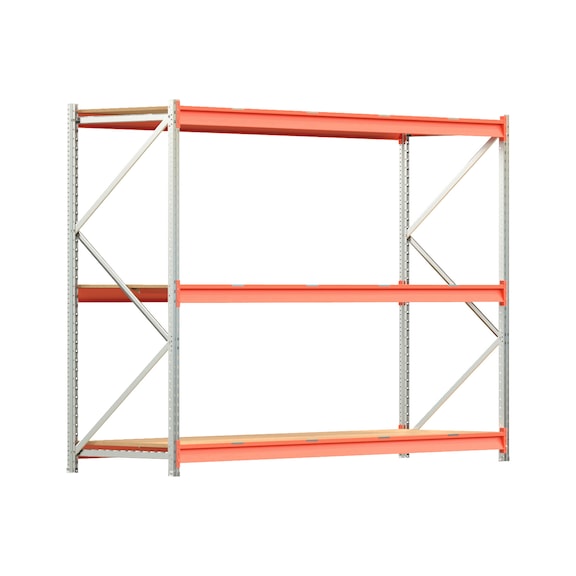 Wide-span shelf with high load capacity - 1