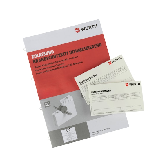 Installation set for D2.1 system - intumescent fire protection sealant - MNTSET-FPPUTY-INTUM