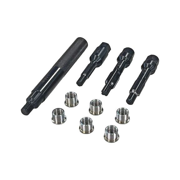 Gl&uuml;hkerzengewinde-Reparatur-Satz M9 x 1,0 - REP-SET-GLUEHKERZ-GEWINDE-M9X1,0