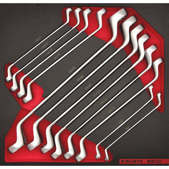 Dble box-end wrnch ellip asmt 6.4.1 12pc REDSTRIPE - DBENDBOXWRNCH-ELIP-SORT-6.4.1-12PCS