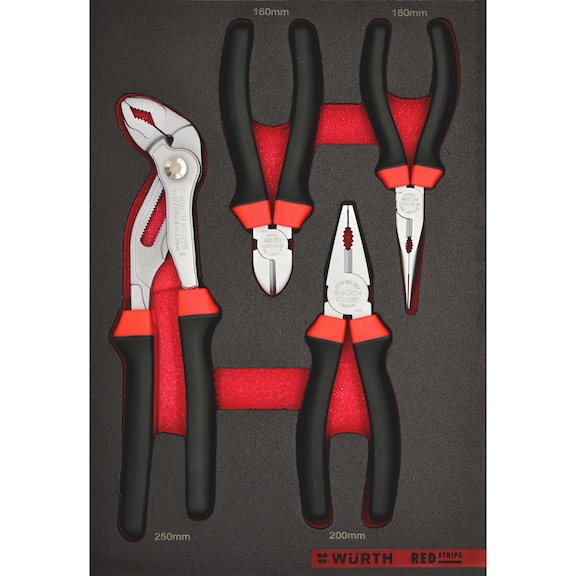 Pliers set 4.4.1 4pcs REDSTRIPE - PLRS-SET-4.4.1-4PCS