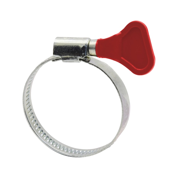 Hose clamp butterfly REDSTRIPE - HOSECLMP-BFLY-W1-(25-40MM)