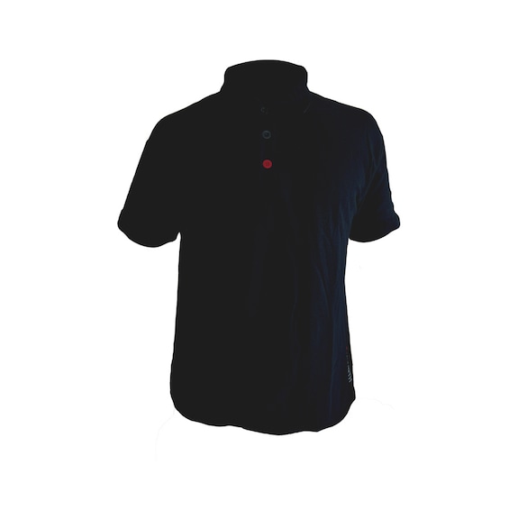 REMERAS POLO LÍNEA "STARK" - REMERA POLO NEGRO STARK M