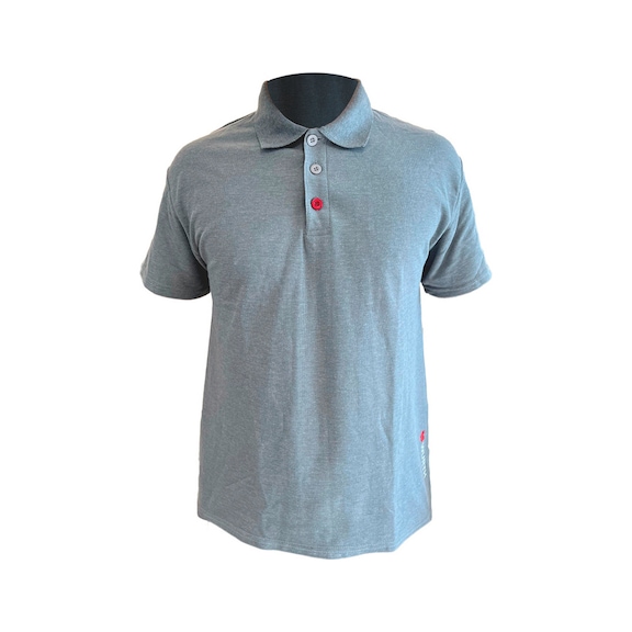 REMERAS POLO LÍNEA "STARK" - REMERA POLO GRIS STARK XS