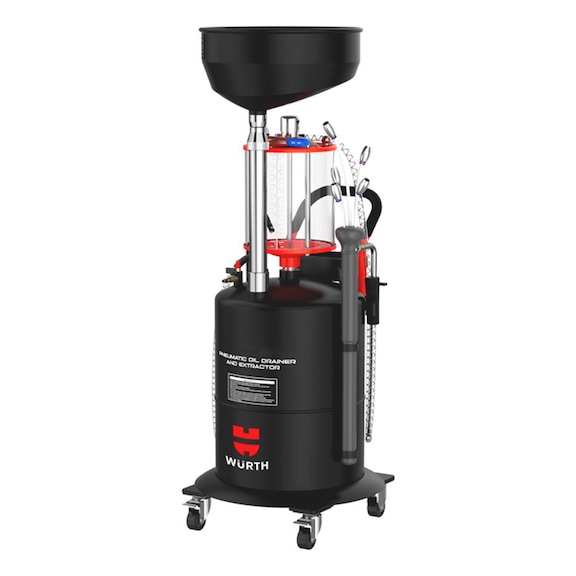 PNEUMATIC OIL EXTRACTOR WITH COLLECTOR, 70 LITRES