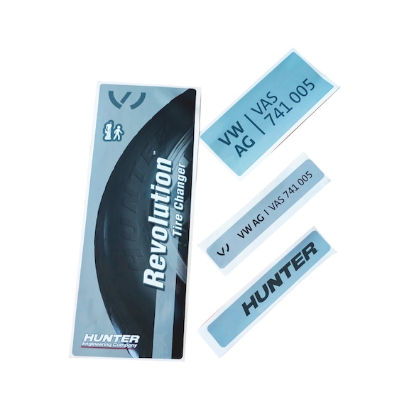 Etiket OEM Hunter - 20-3193-1 OEM LABELSÆT VAG REVOLUTION