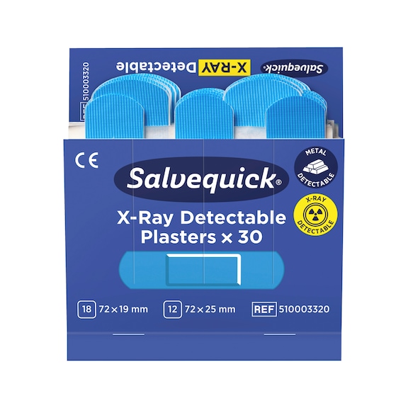 Plaster plastic Salvequick - PLST-BLUE-X-RAY-REF-510003320