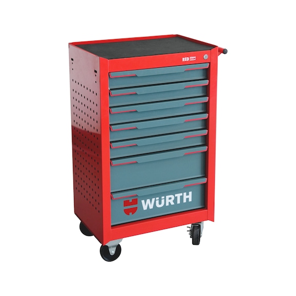 REDSTRIPE 工廠用工具推車，ORSY 基礎型 - WRKSHPTRLY-ESSENTIAL-8.4-7DRAWERS