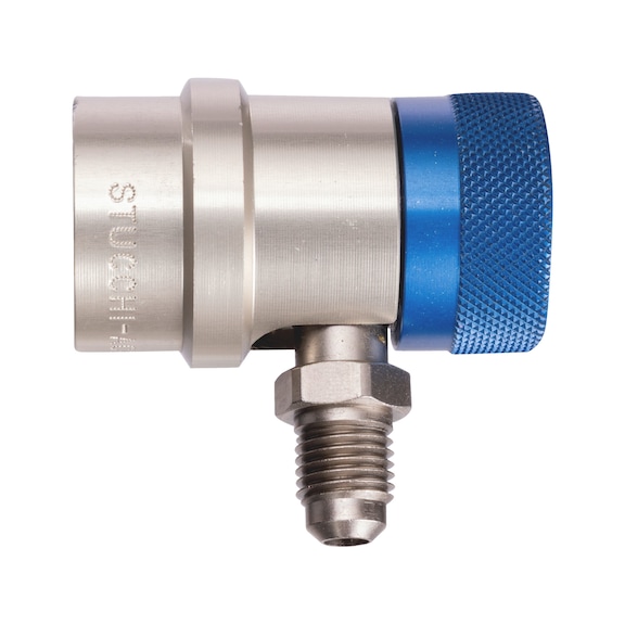 Quick-release service coupling with SAE male thread - QCKCUPL-F.A/C-LOWPRES-1/4IN