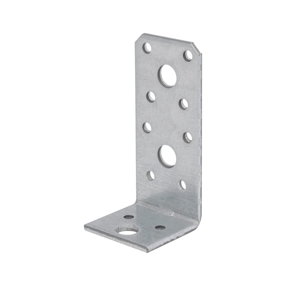 Angle bracket assymetric galvanized