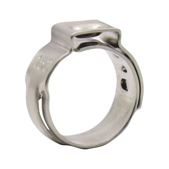 One-ear clamp stepless W4 REDSTRIPE - 1EARCLMP-STEPLESS-W4-5MM-(7.8-9.5)