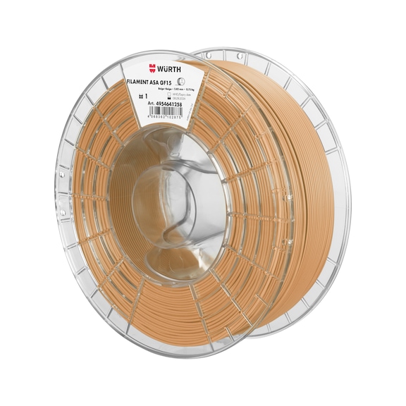 Filament ASA GF15 - DRKMATL-ASAGF15-BEIGE-D2,85-0,75KG